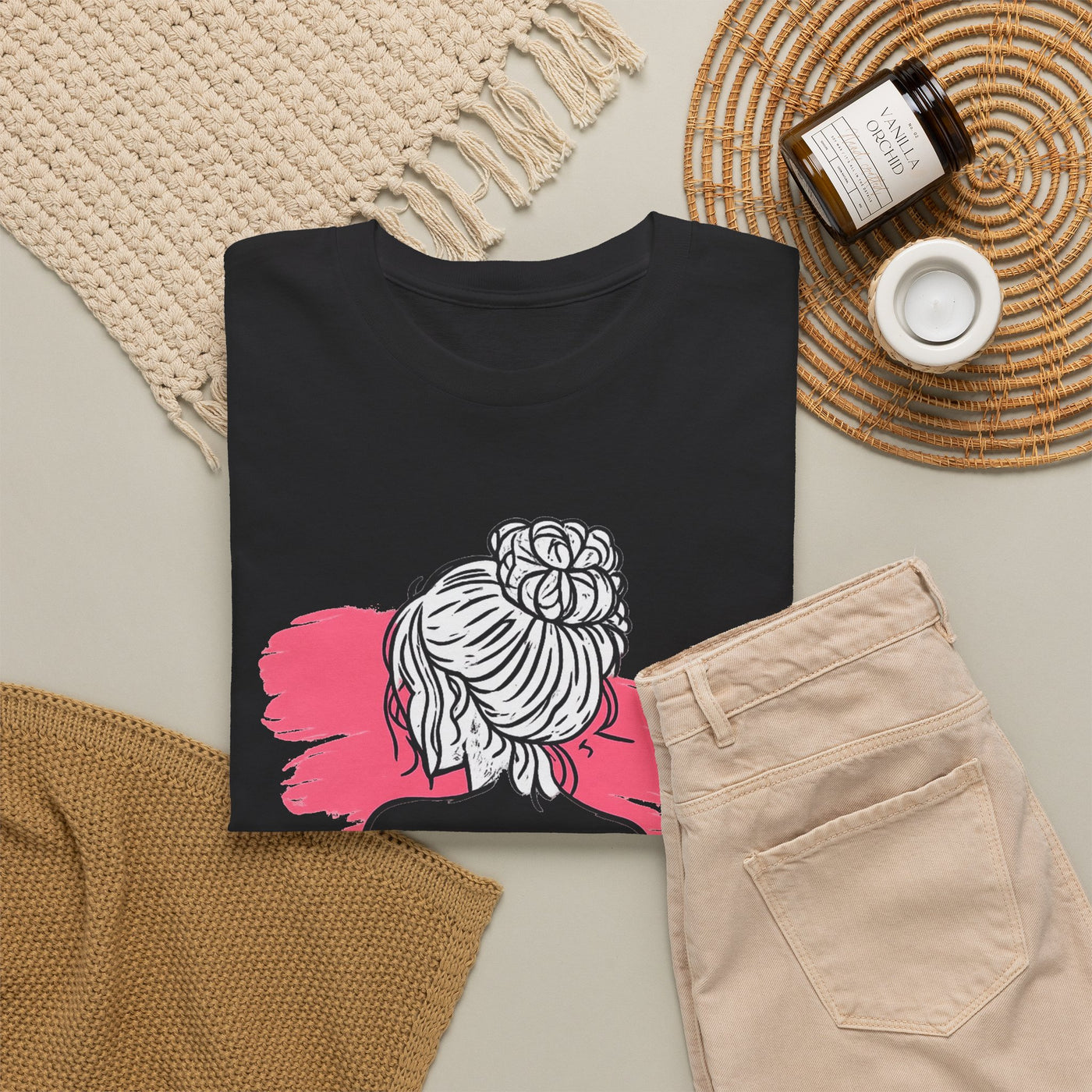 T-shirt damski bawełniany z grafiką Ty > wszystko Bellezza