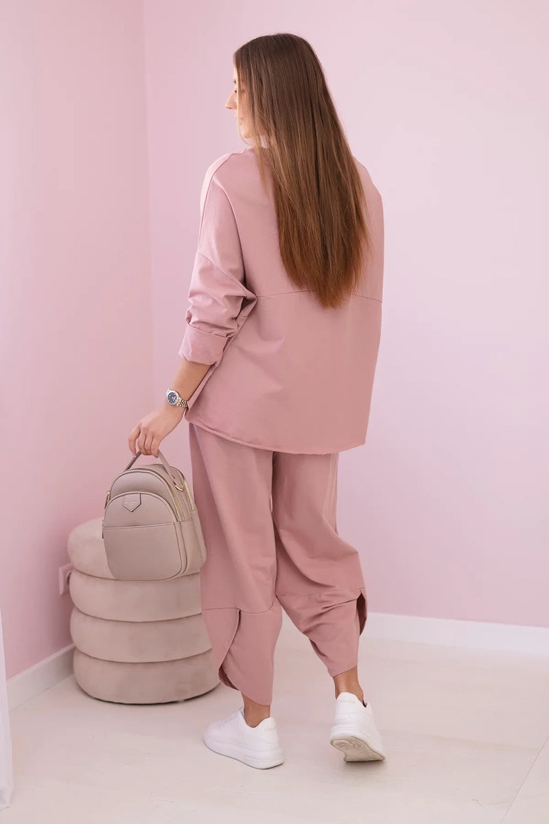 Dámská bavlněná souprava mikina + kalhoty Cerise