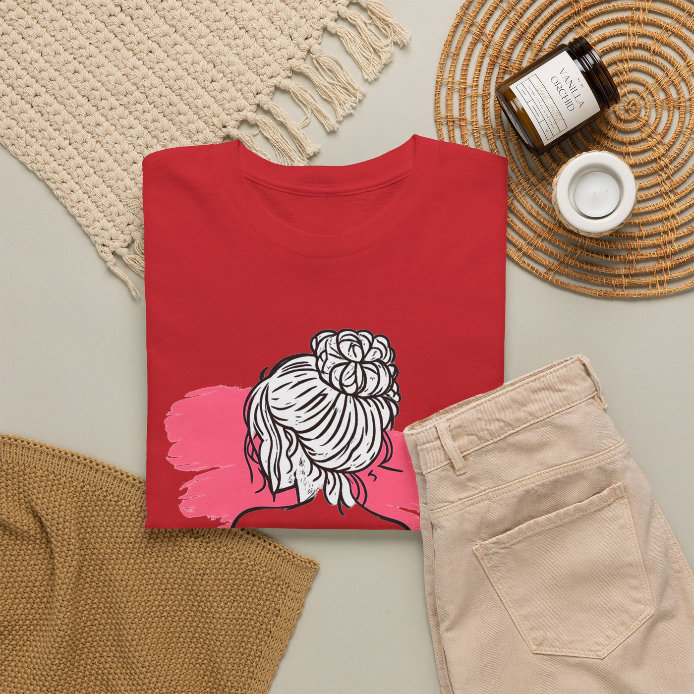 T-shirt damski bawełniany z grafiką Ty > wszystko Bellezza