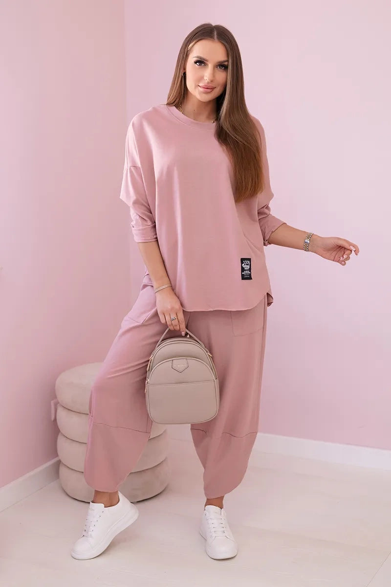 Dámská bavlněná souprava mikina + kalhoty Cerise