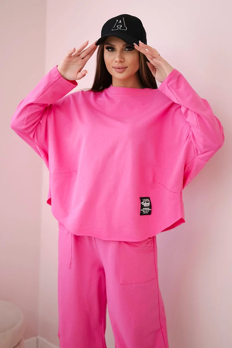 Dámská bavlněná souprava mikina + kalhoty Cerise