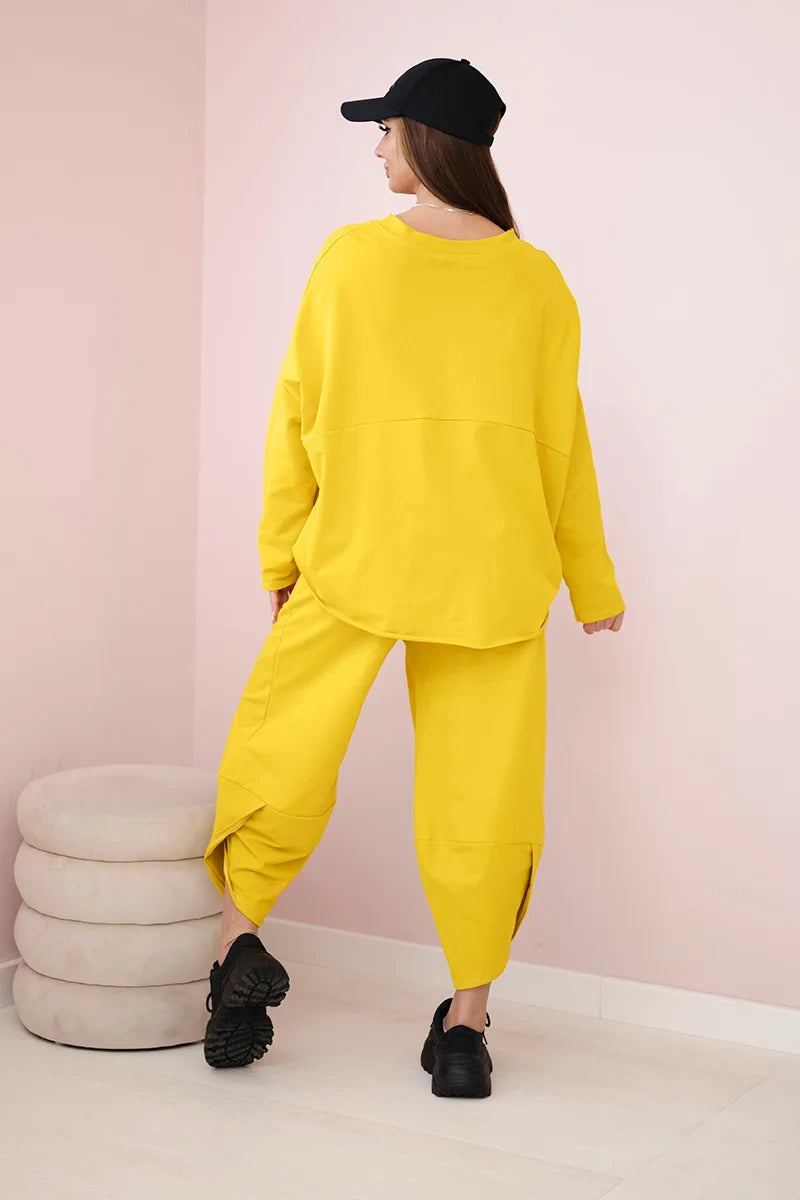 Dámská bavlněná souprava mikina + kalhoty Cerise