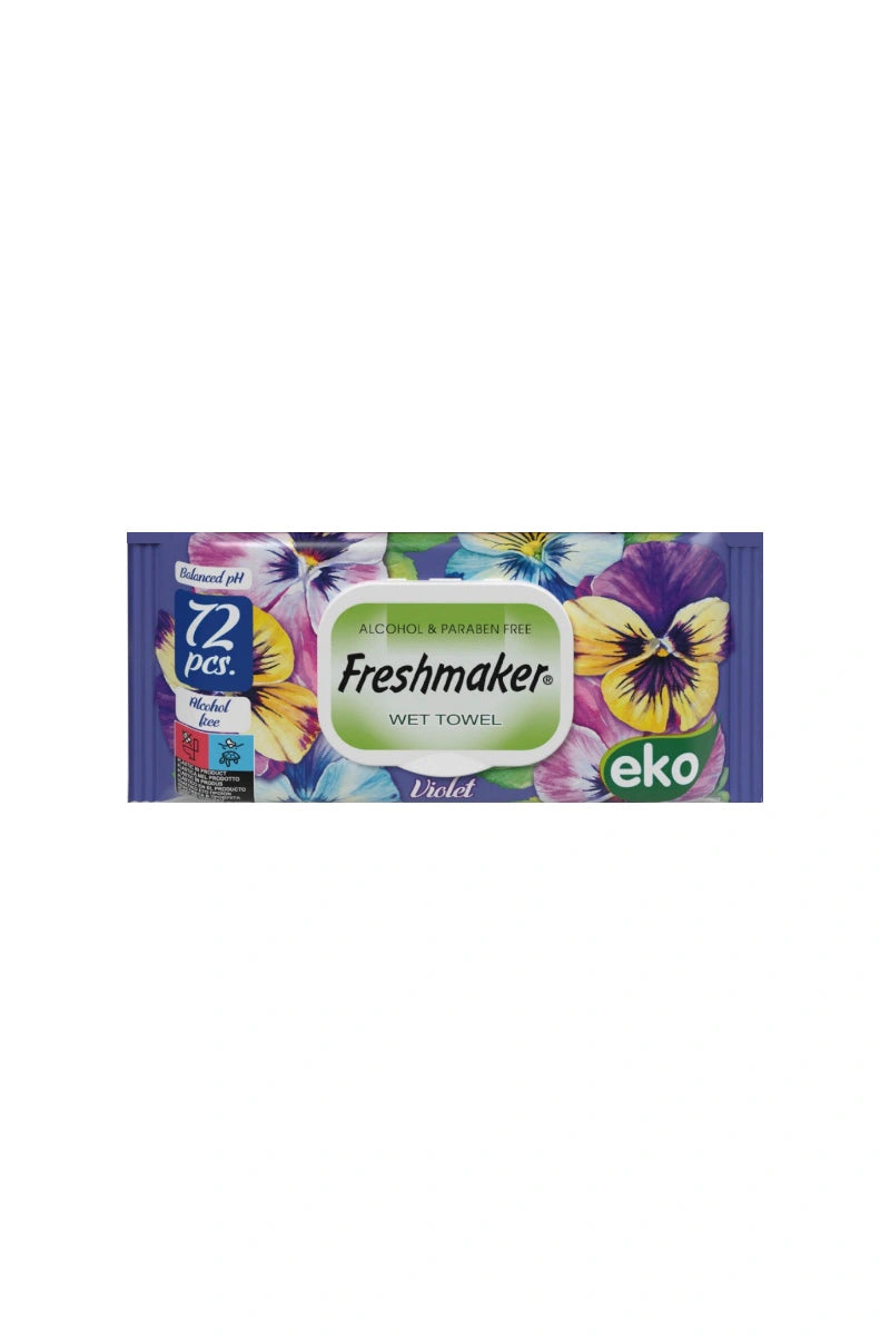 Freshmaker vlhčené ubrousky květinová vůně 72 ks