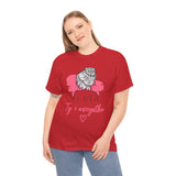 T-shirt damski bawełniany z grafiką Ty > wszystko Bellezza