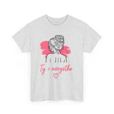T-shirt damski bawełniany z grafiką Ty > wszystko Bellezza