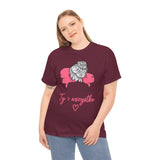 T-shirt damski bawełniany z grafiką Ty > wszystko Bellezza