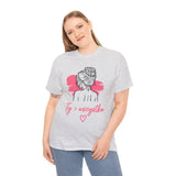 T-shirt damski bawełniany z grafiką Ty > wszystko Bellezza
