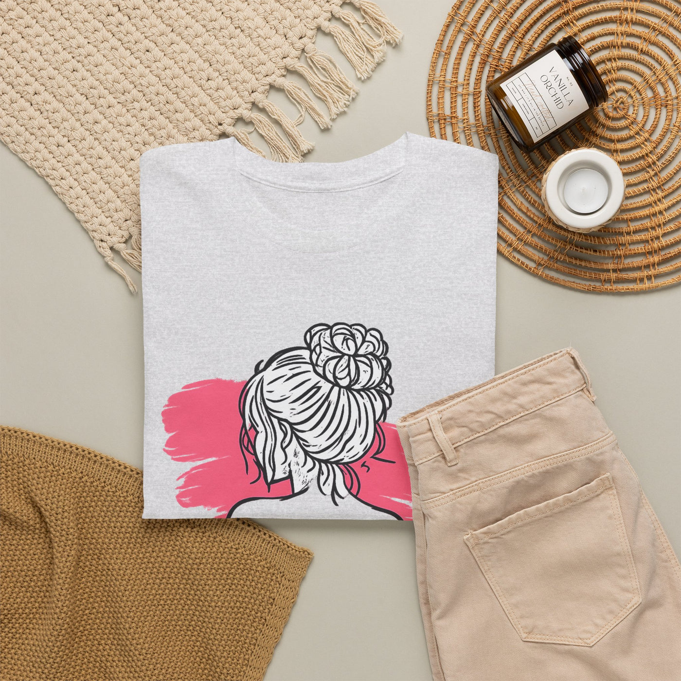 T-shirt damski bawełniany z grafiką Ty > wszystko Bellezza