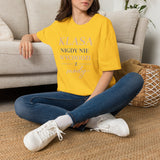 T-shirt damski bawełniany z minimalistycznym napisem Élégance