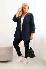 Marynarka damska Plus Size elegancka oversize Libera