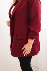 Marynarka damska Plus Size elegancka oversize Libera