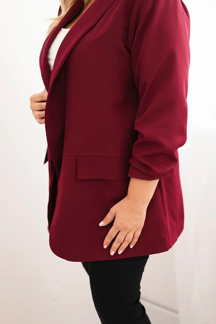 Marynarka damska Plus Size elegancka oversize Libera