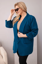 Marynarka damska Plus Size elegancka oversize Libera