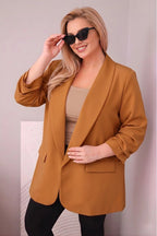 Marynarka damska Plus Size elegancka oversize Libera