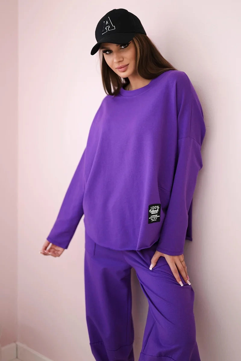 Dámská bavlněná souprava mikina + kalhoty Cerise
