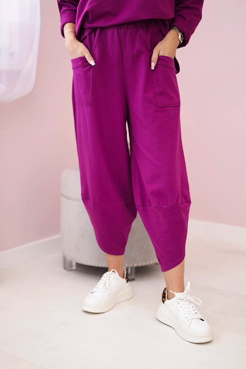 Dámská bavlněná souprava mikina + kalhoty Cerise