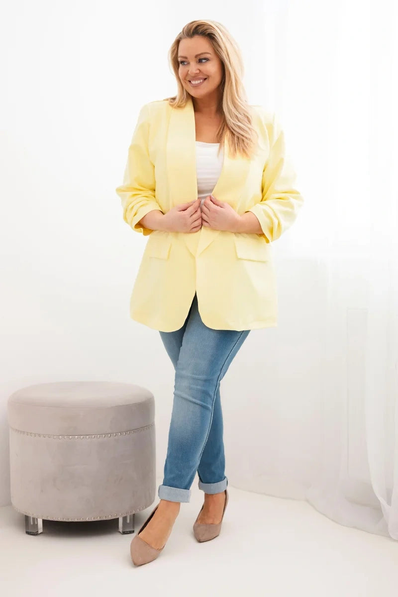 Marynarka damska Plus Size elegancka oversize Libera