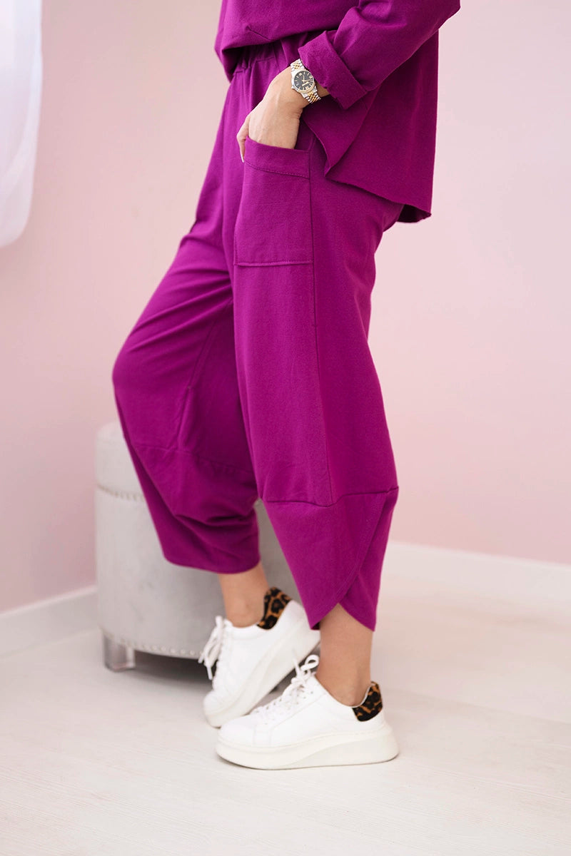 Dámská bavlněná souprava mikina + kalhoty Cerise