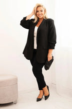 Marynarka damska Plus Size elegancka oversize Libera
