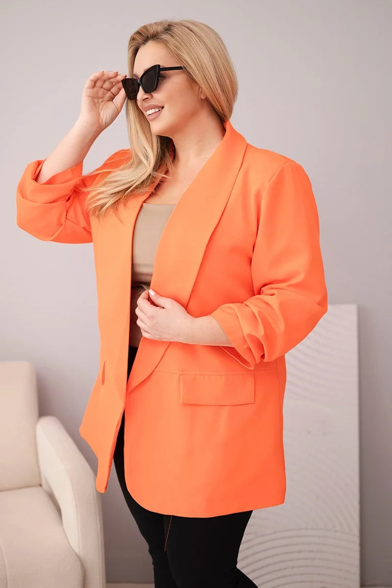 Marynarka damska Plus Size elegancka oversize Libera