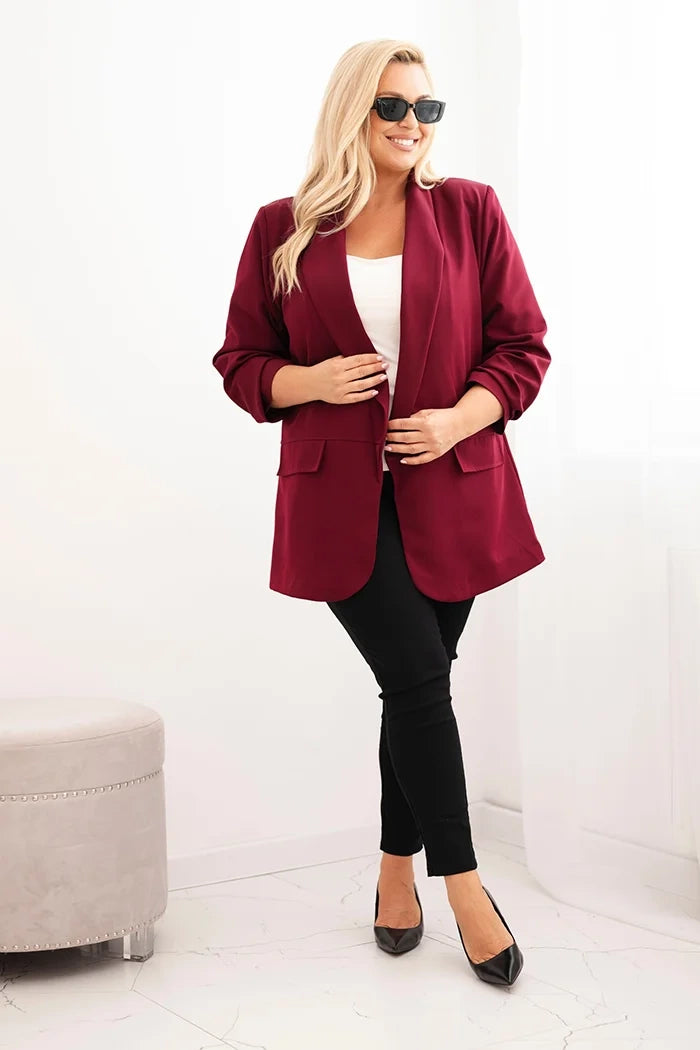 Marynarka damska Plus Size elegancka oversize Libera