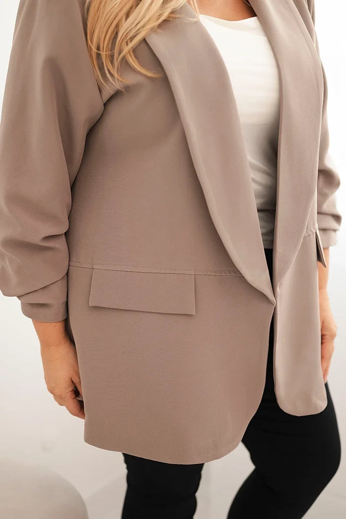 Marynarka damska Plus Size elegancka oversize Libera