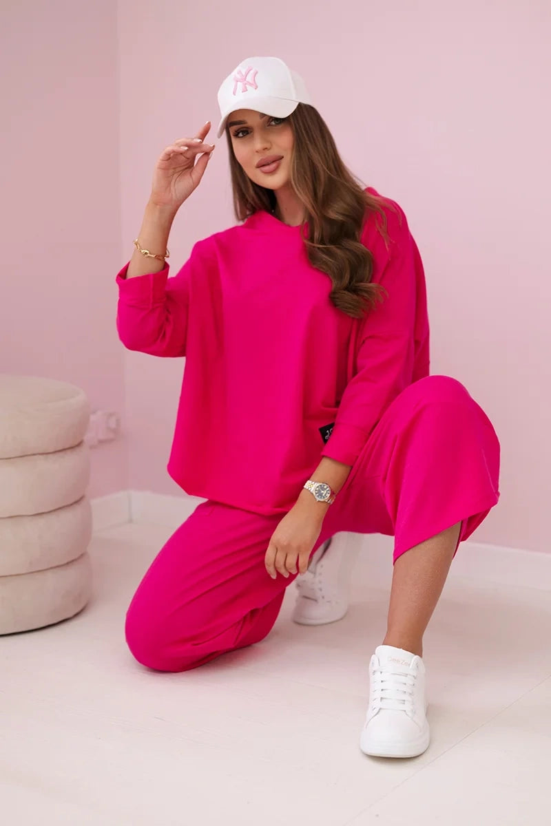 Dámská bavlněná souprava mikina + kalhoty Cerise