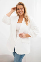 Marynarka damska Plus Size elegancka oversize Libera