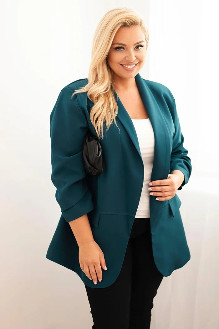 Marynarka damska Plus Size elegancka oversize Libera
