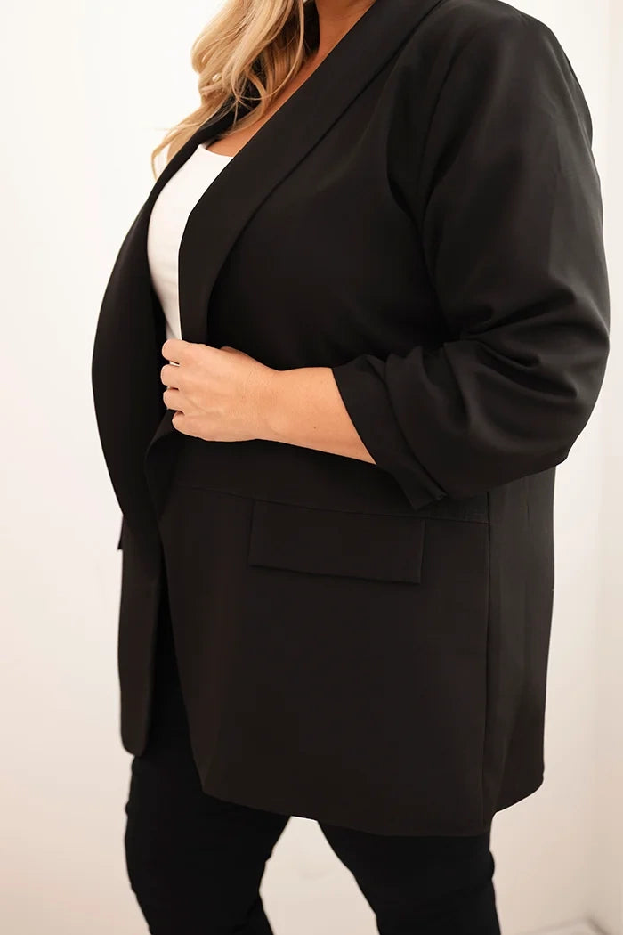 Marynarka damska Plus Size elegancka oversize Libera