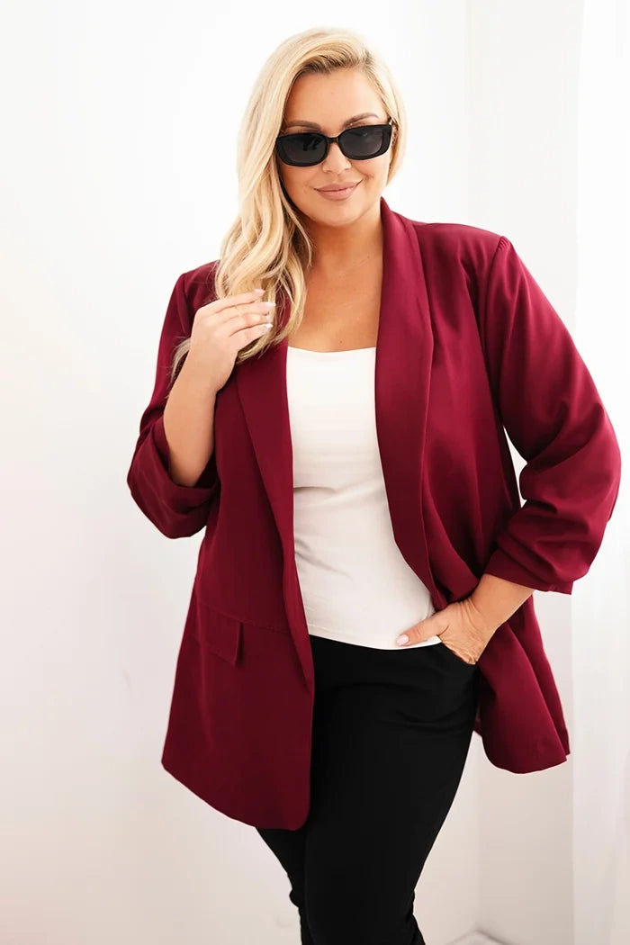 Marynarka damska Plus Size elegancka oversize Libera