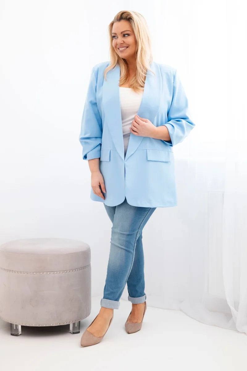 Marynarka damska Plus Size elegancka oversize Libera