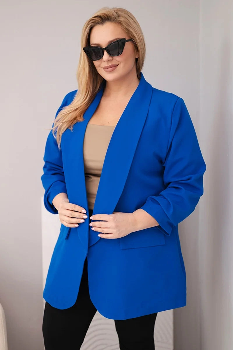 Marynarka damska Plus Size elegancka oversize Libera