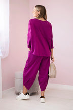 Komplet damski bawełniany bluza + spodnie Cerise