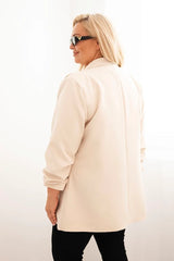 Marynarka damska Plus Size elegancka oversize Libera