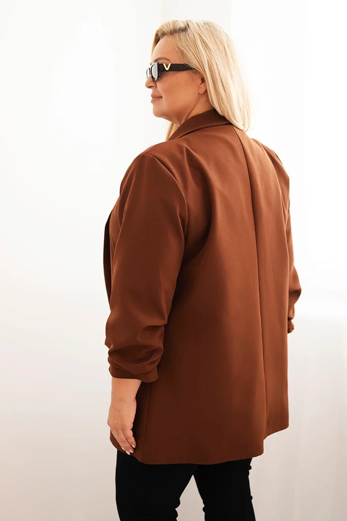 Marynarka damska Plus Size elegancka oversize Libera